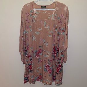 Floral Patterned Kimono
